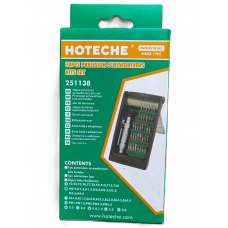 Набор отверток прецизионных 38 шт.  HOTECHE  251138