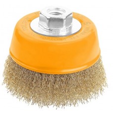 Щетка для УШМ проволочная  чаше-образная  125MM     Tolsen  77603