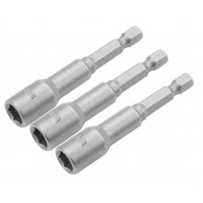 Бита магнитная шестигранная 1/4", 3шт, 65MM*10MM.  TOLSEN  77845