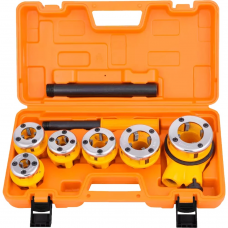 Набор инструментов для нарезания наружной резьбы 6 шт: 1/4'',3/8'',1/2,3/4",1",1-1/4".   HOTECHE  271004